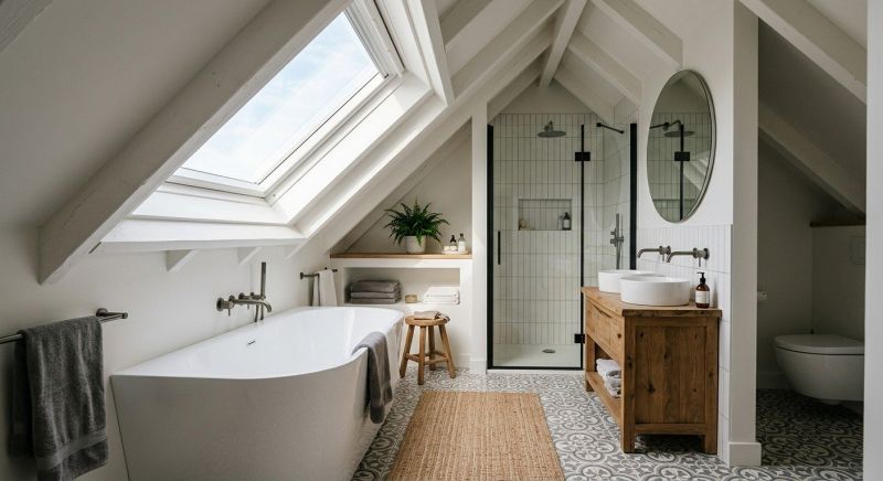 Attic Bathroom Remodeling in Berks County, PA