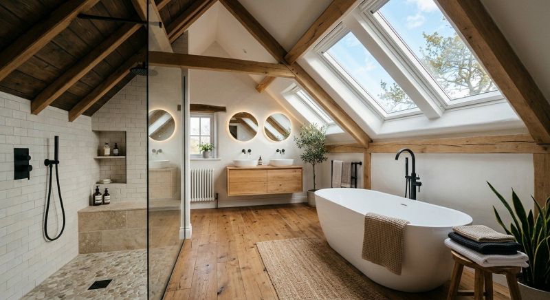 Attic Bathroom Remodeling in Berks County, PA